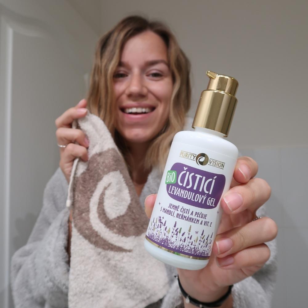 Gel Detergente alla Lavanda Bio con Mandorla, Camomilla e Vitamina E 100 ml
