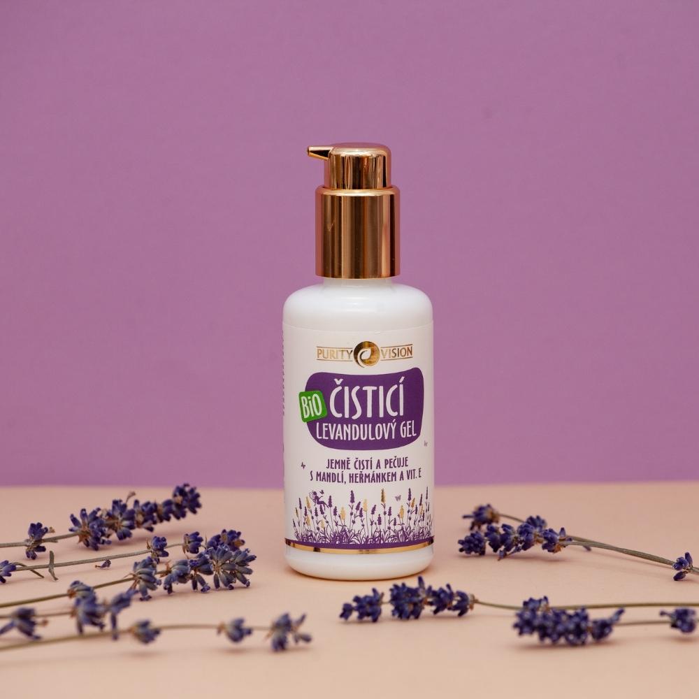 Gel Detergente alla Lavanda Bio con Mandorla, Camomilla e Vitamina E 100 ml