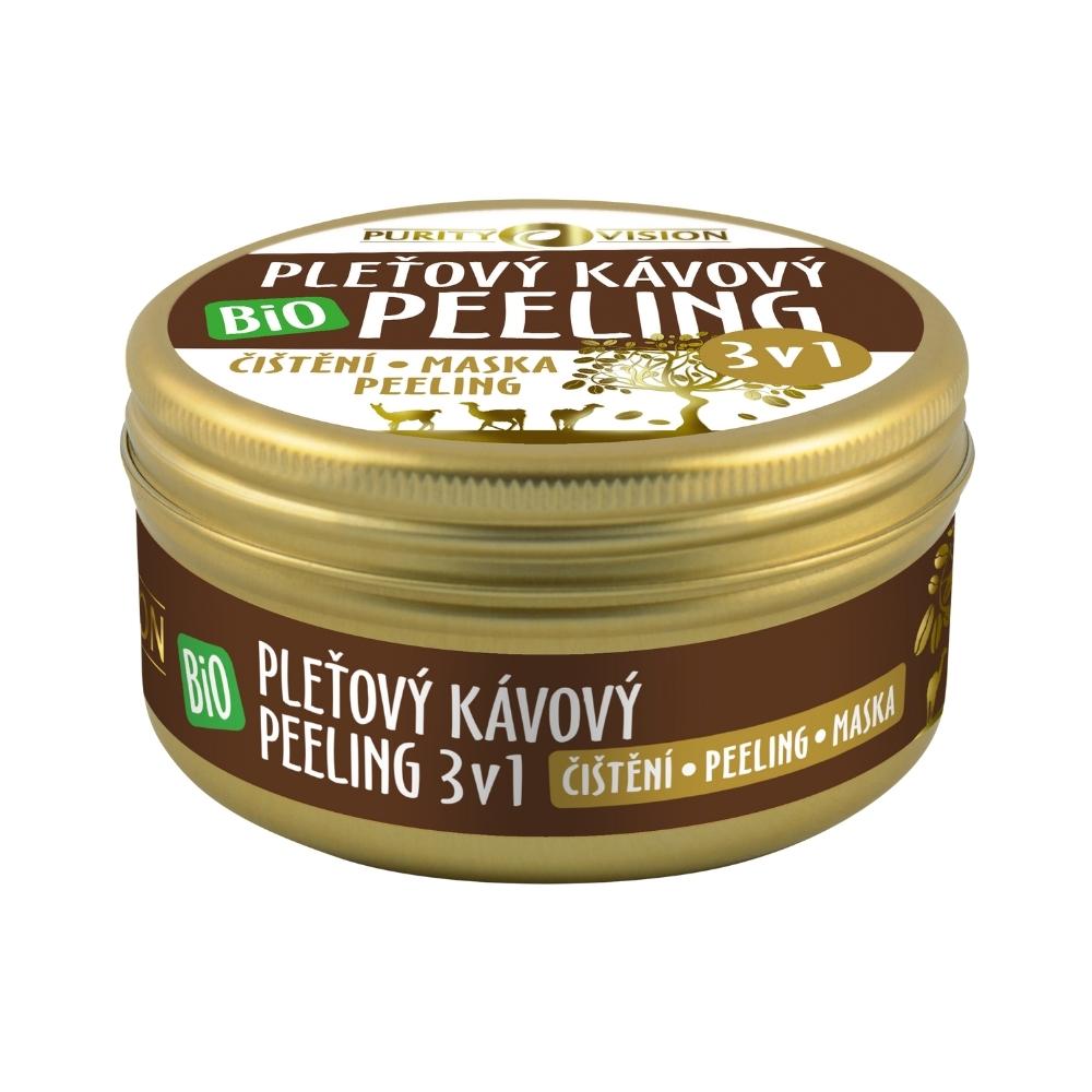 Maschera peeling viso 3in1 al caffè Bio 70 ml