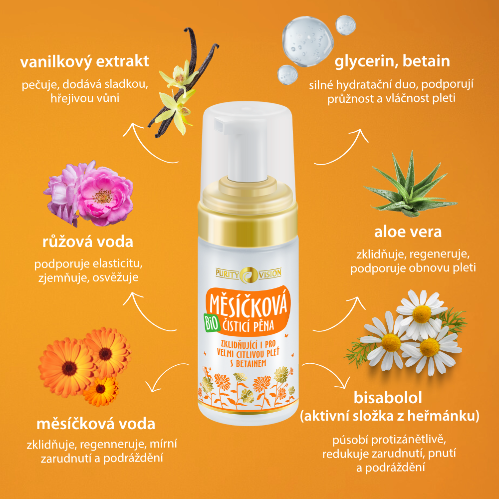 Schiuma Detergente alla Calendula Bio 90 ml