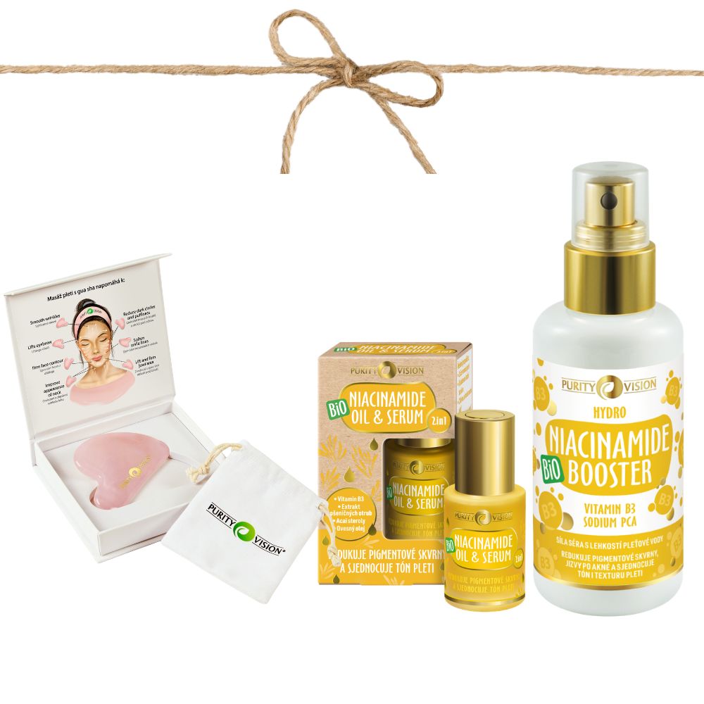 Set Lifting Niacinamide con Gua Sha