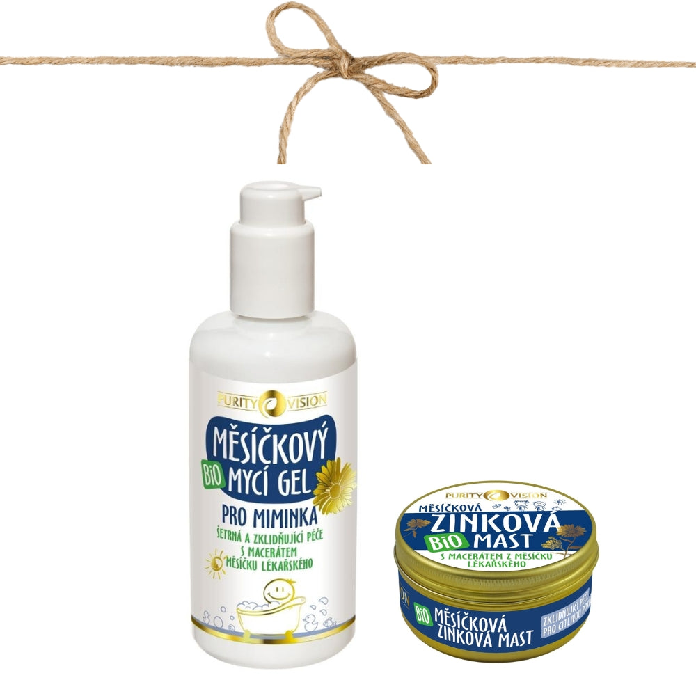Set Gel Detergente e Pomata allo Zinco per Bambini