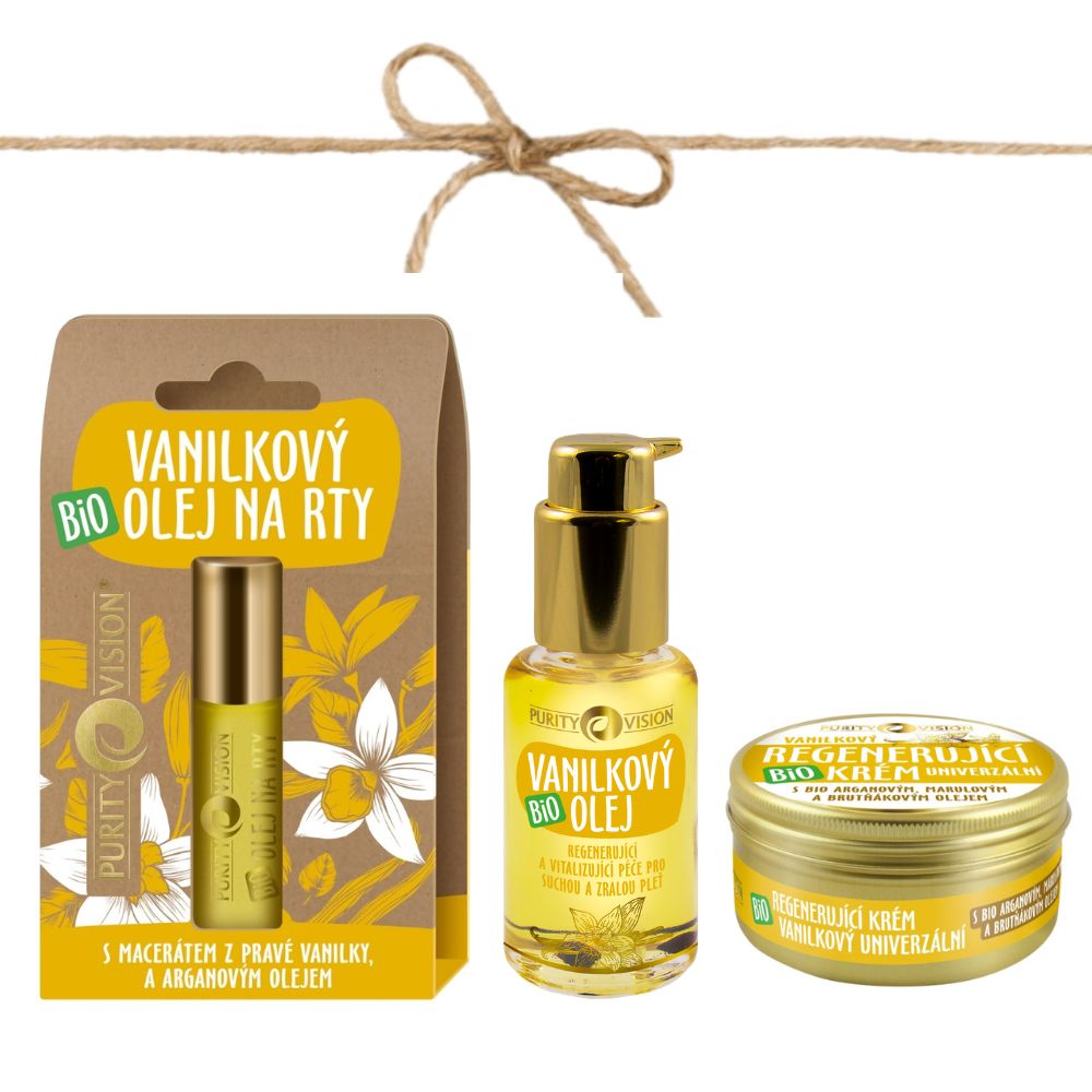 Set di cura alla vaniglia